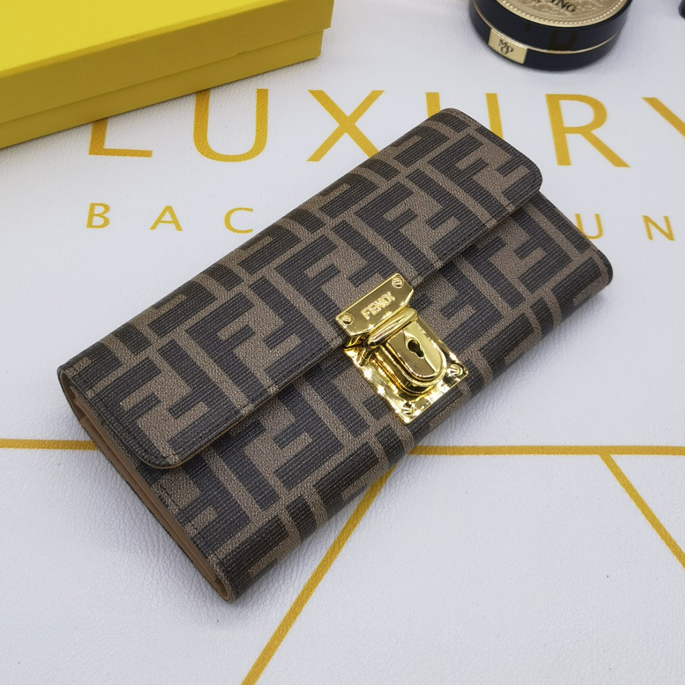 FENDI FF Long Wallet card holder