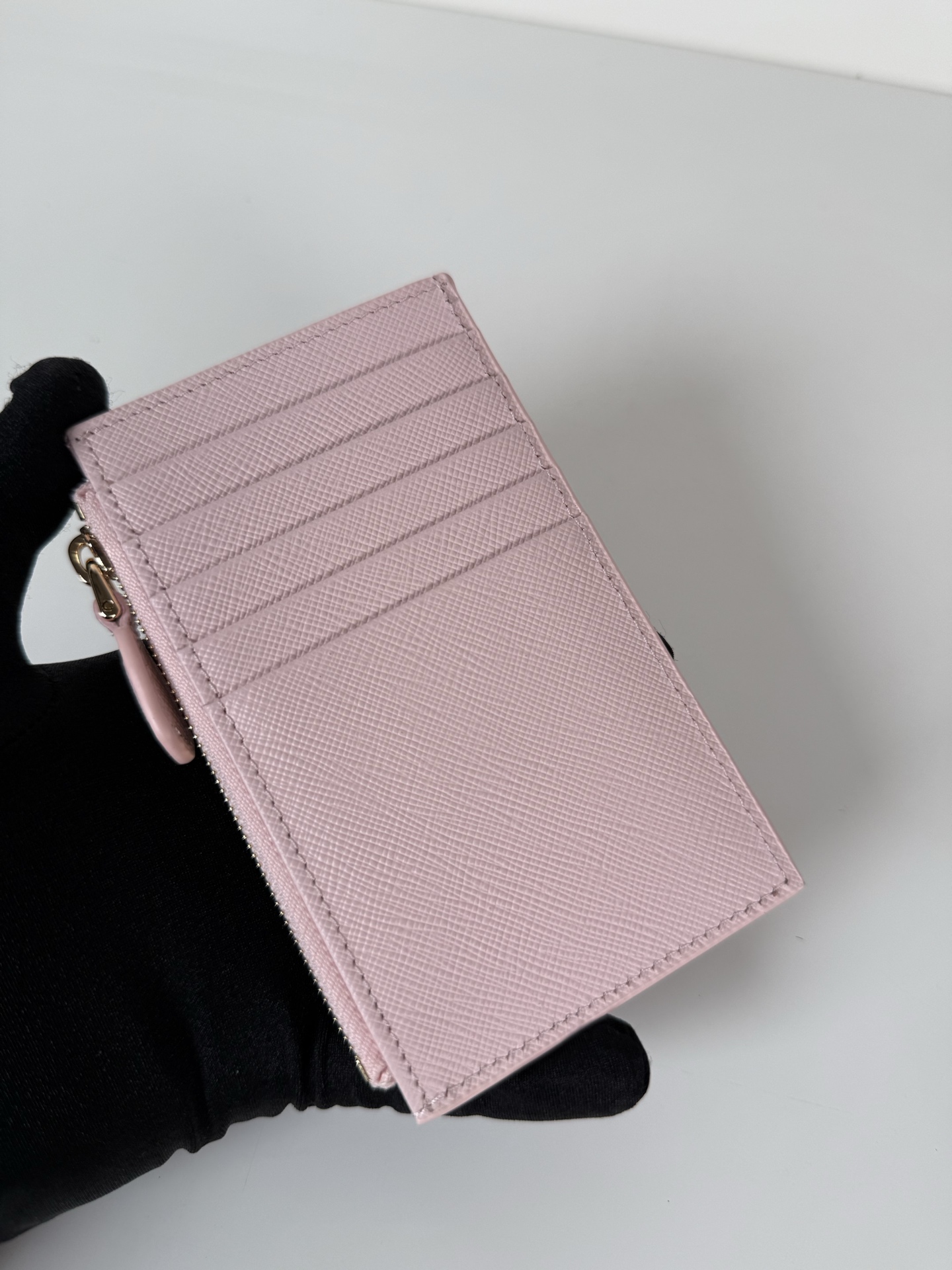 Prada Saffiano Card Holder -Pink
