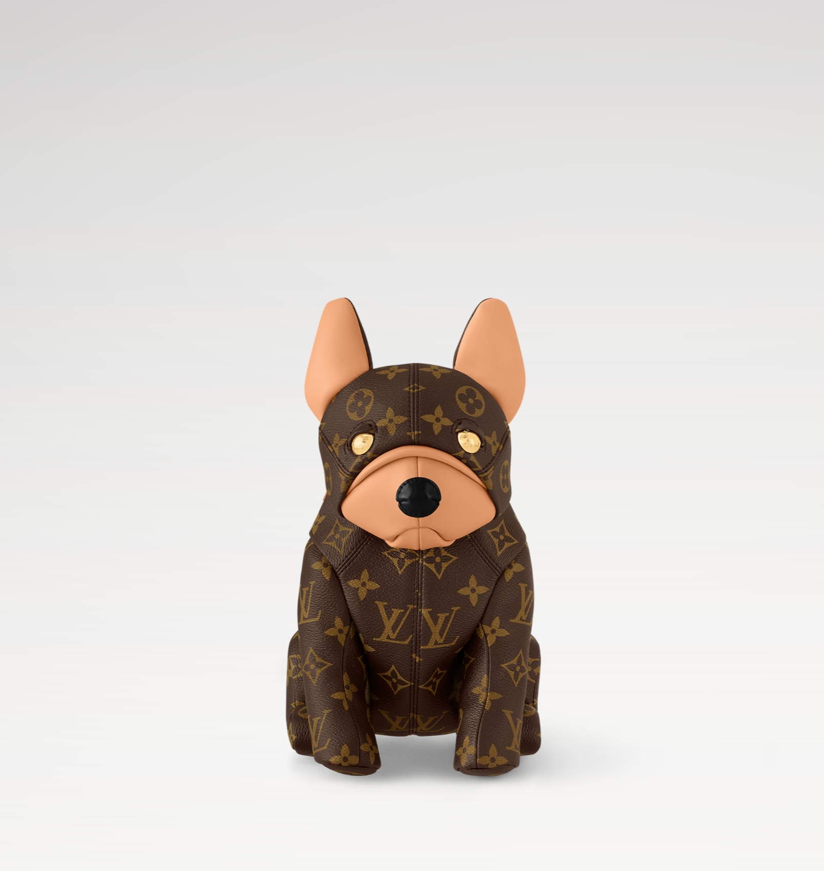 Louis Vuitton LV new French bulldog shaped handbag shoulder bag