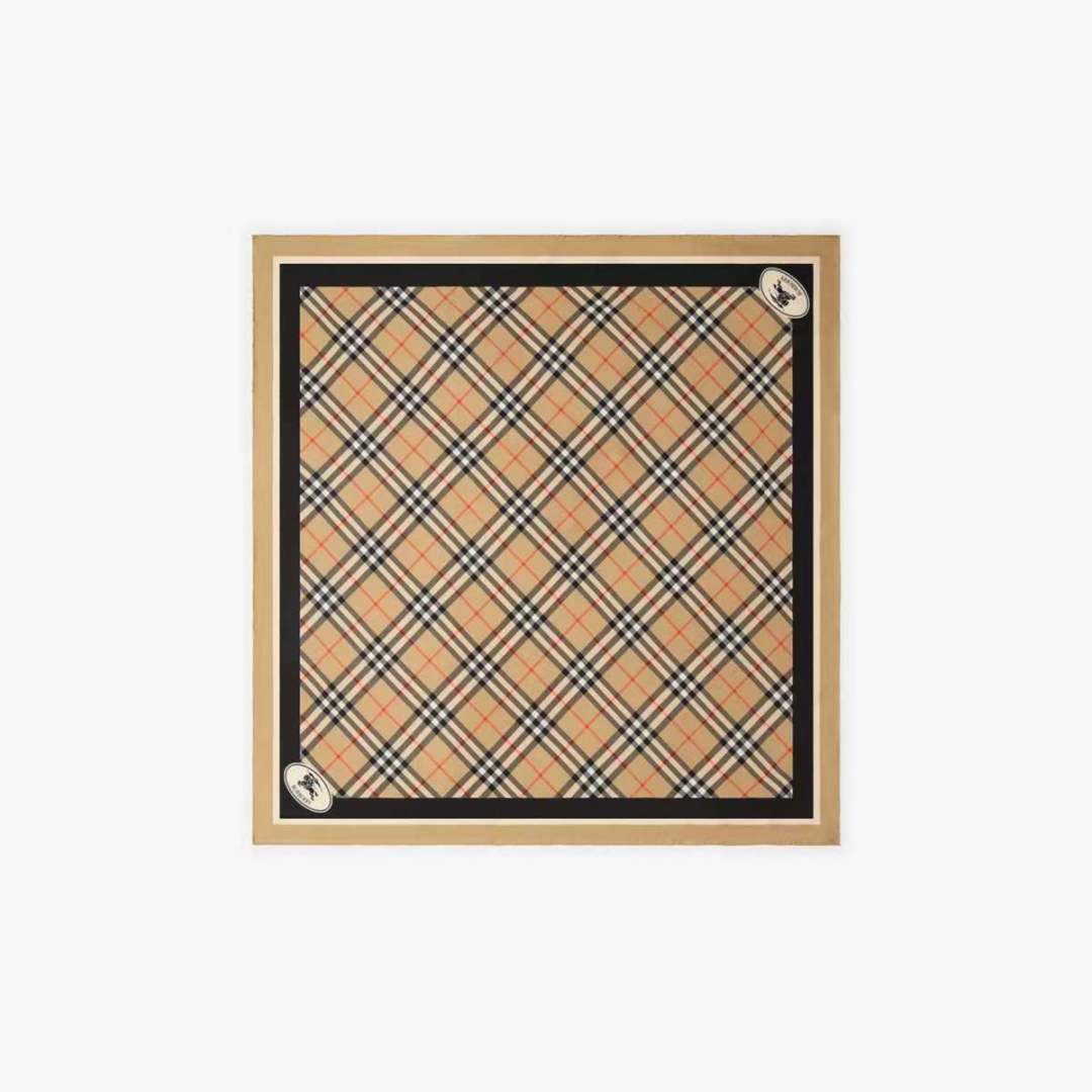 Burberry Check Silk Square 90cm