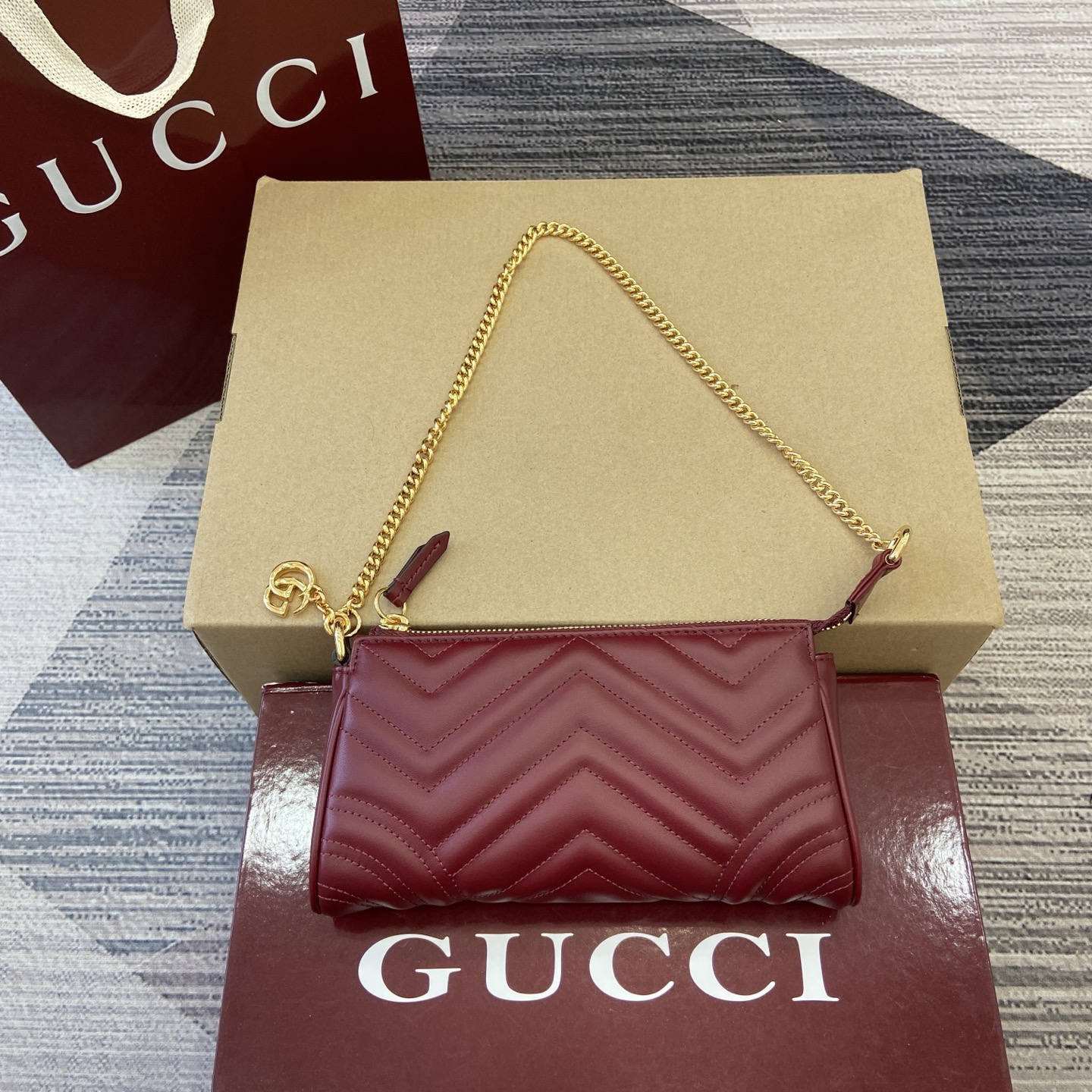 Gucci Bags GG Marmont Full Cowhide Leather 847589