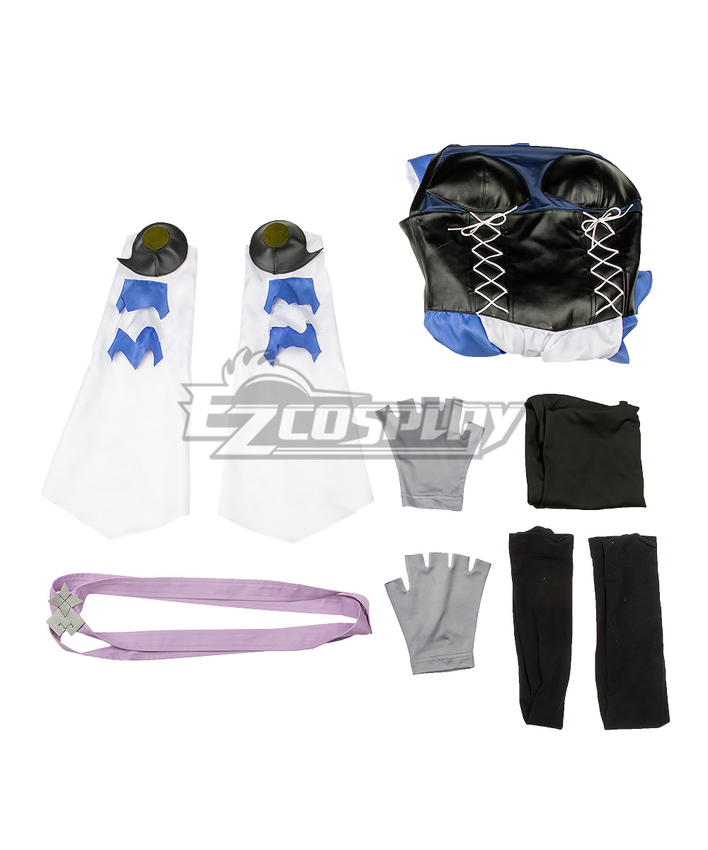 Kingdom Hearts Birth By Sleep Aqua Cosplay Costume