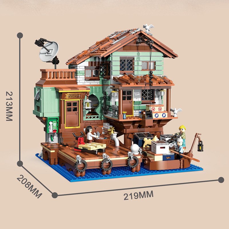 QunLong 00421 - Fishman's Wharf(Mini Block)