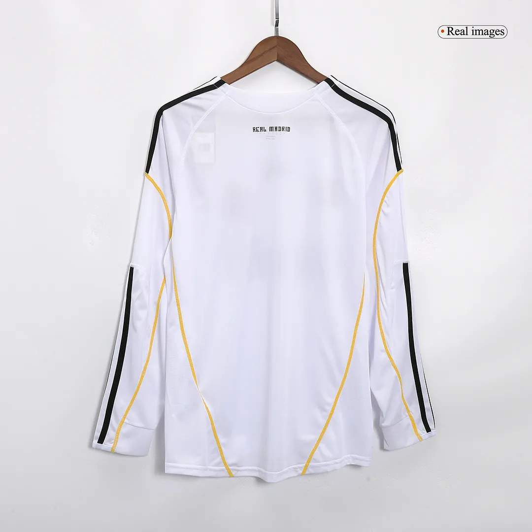2009/10 Real Madrid Retro Home Long Sleeve Jersey