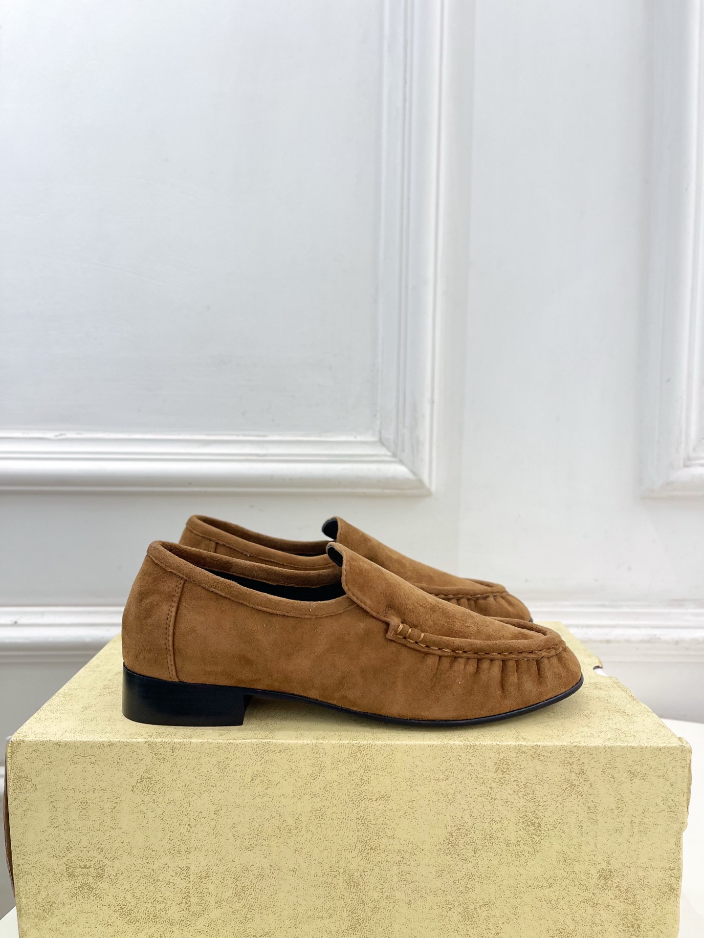 The Row Suede Loafer