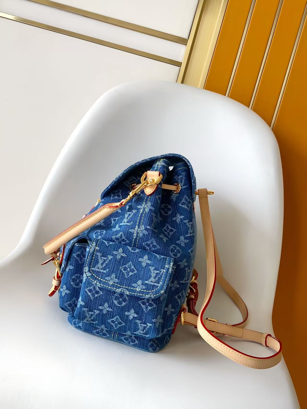 Louis Vuitton Denim Rendez Vous Classic Montsouris Cargo Backpack