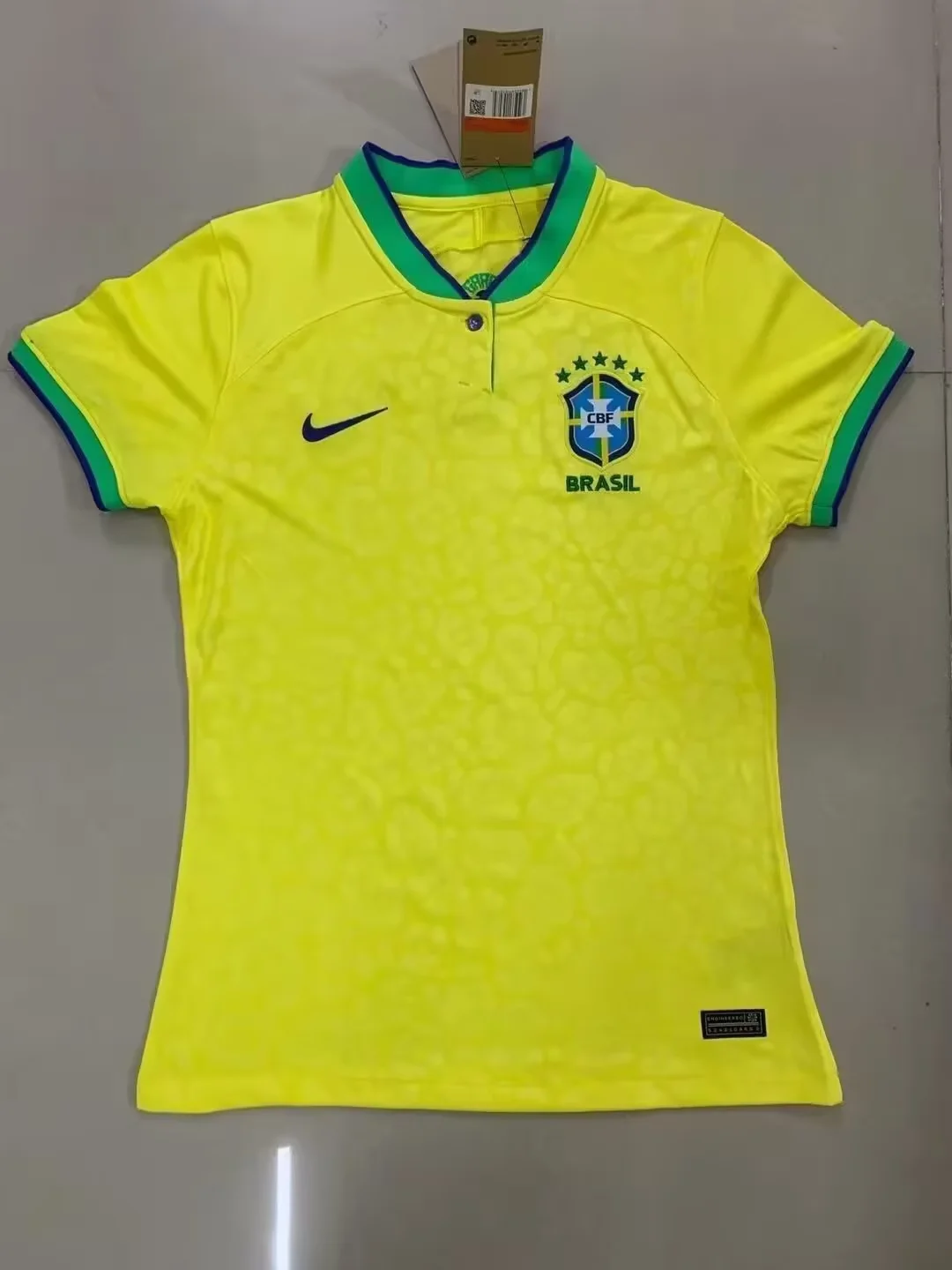 2026/2027 Brazil Women Levver Yellow Football Shirt 1:1 Thai Quality