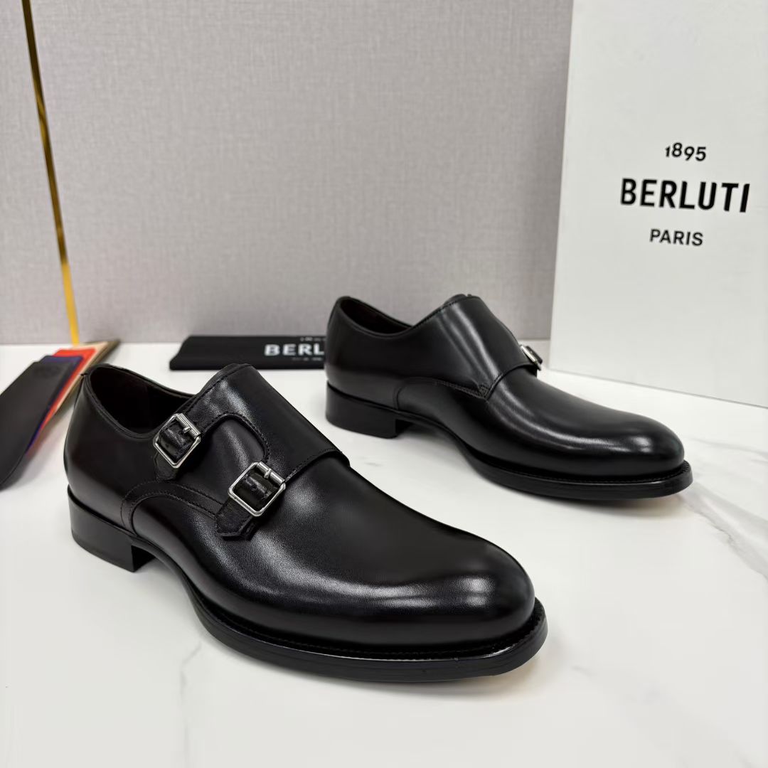 Berluti Oxford Dress Shoes in Smooth leather
