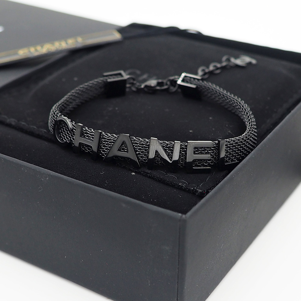 Chanel Fashion Brass black bracelet
