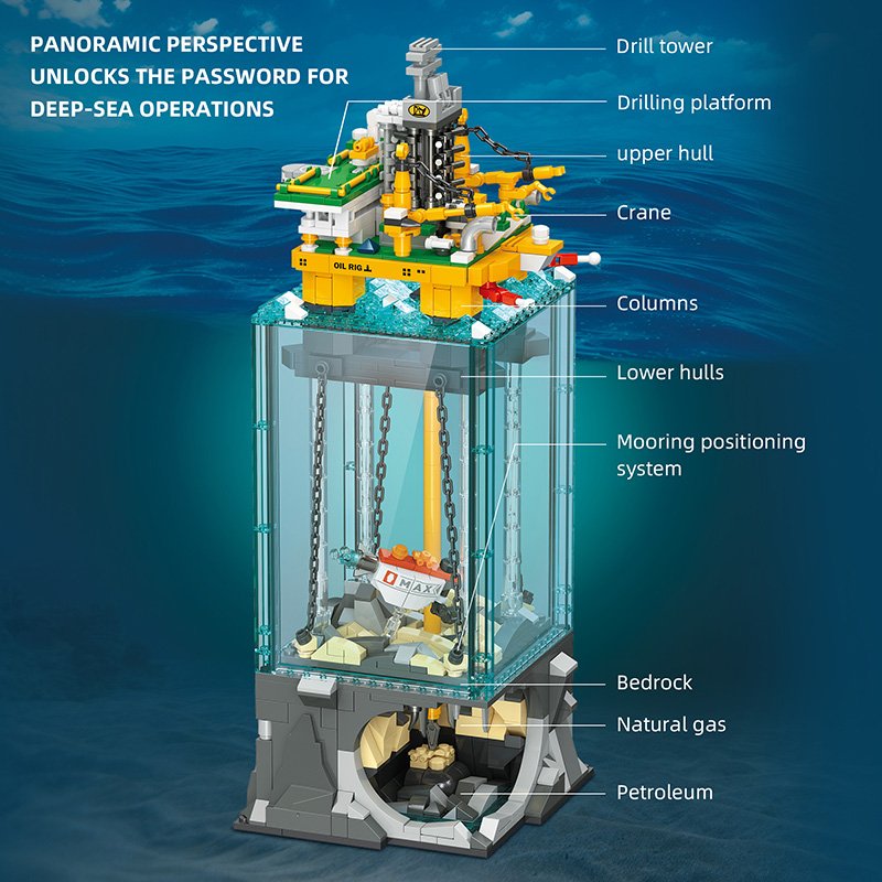 JieStar JJ9215 - Miniature Offshore Extraction Scene