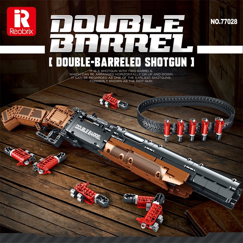 Reobrix 77028 - Double-barreled Shotgun