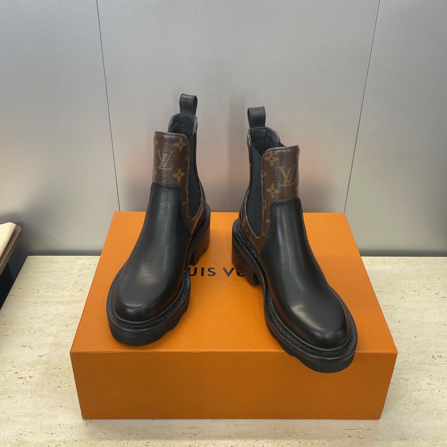 Women's LV BEAUBOURG Anklet Boots