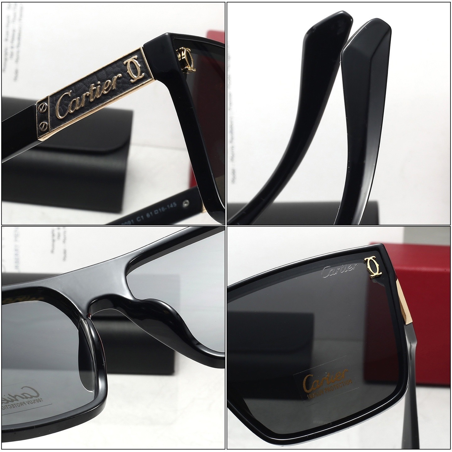 Cartier Full-Rim Sunglasses Top quality - KAIROO
