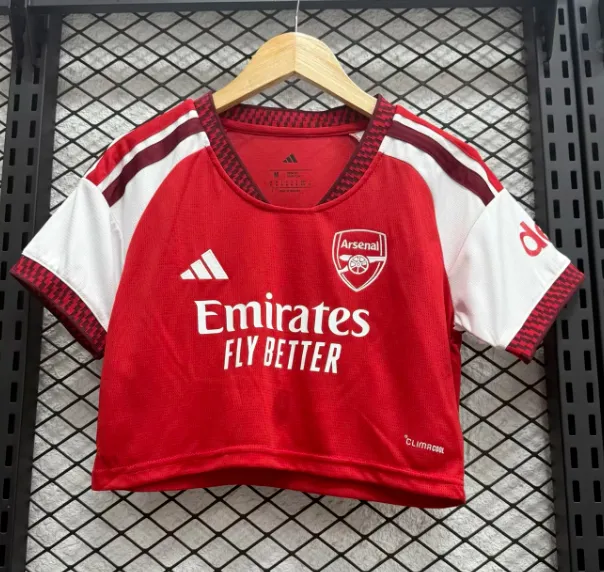 Arsenal Home Woman Cropped Jersey 26/27