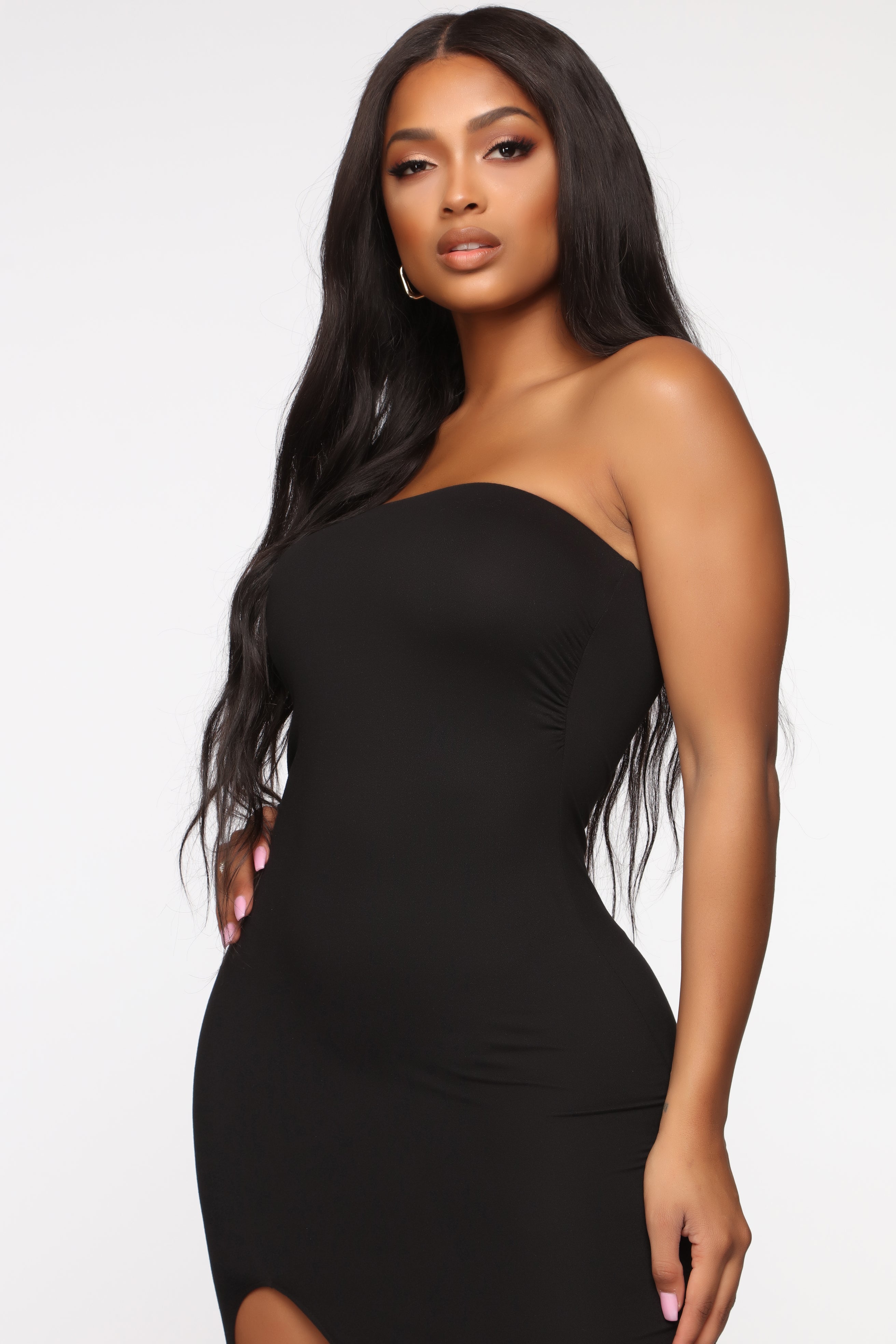 Rayna Tube Maxi Dress - Black