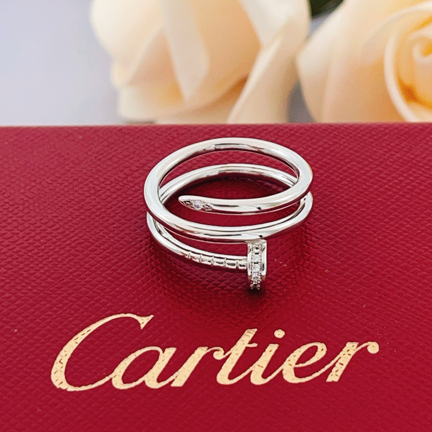 Cartier Fashion Designer Ring-Silver
