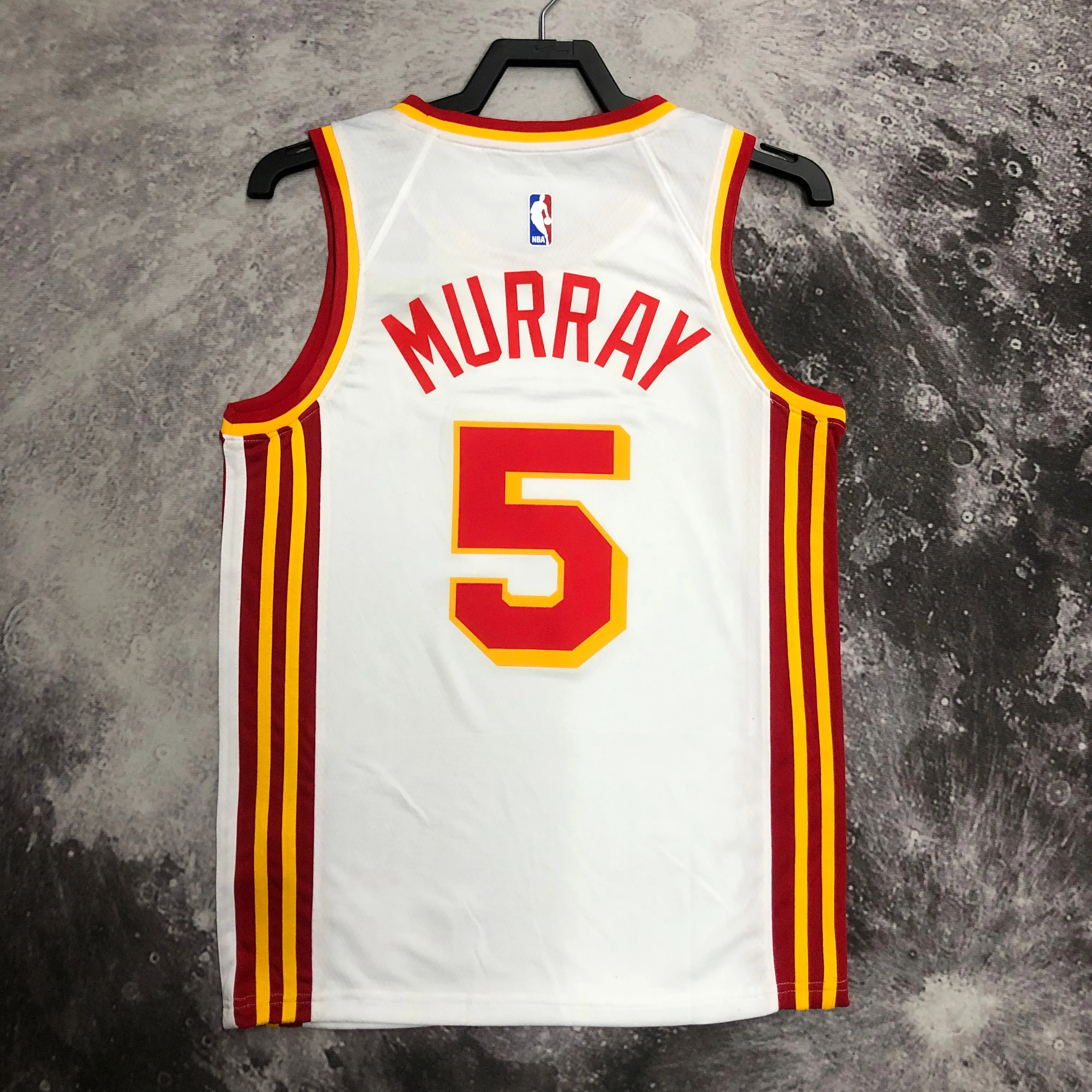 Atlanta Hawks White  #5 Murray