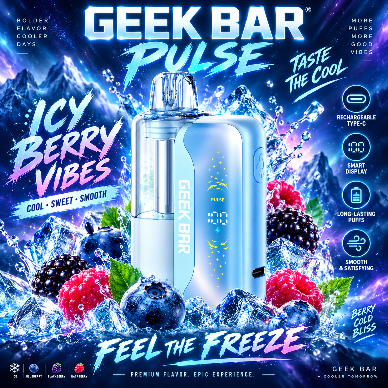Geek Bar Mate 60K 60000 Puffs Disposable Vape - Vaba Vape-Shop