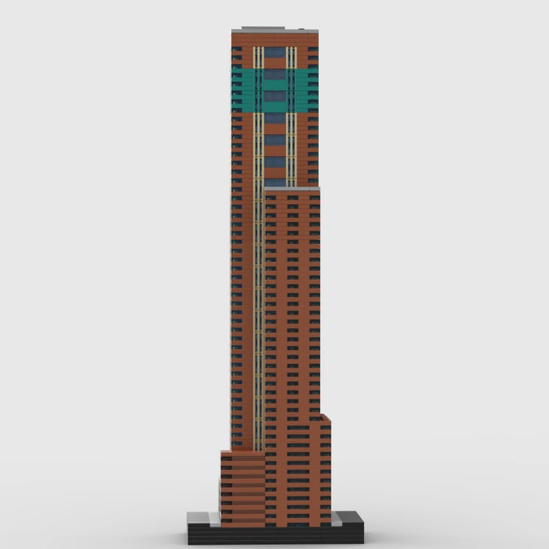 MOC 49116 - Carnegie Hall Tower at 1/650th Scale