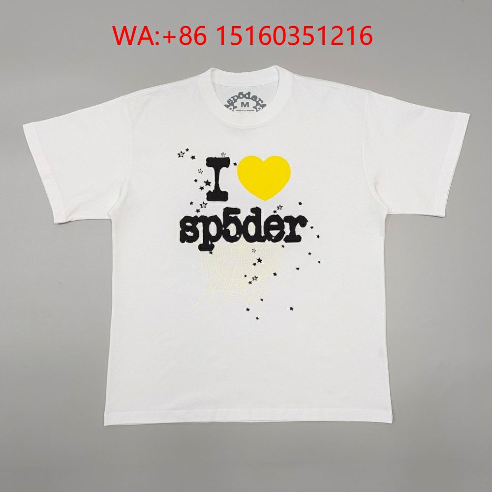 1:1 SP5DER WORLDWIDE T-shirt 01 Collection for men, Streetwear tee