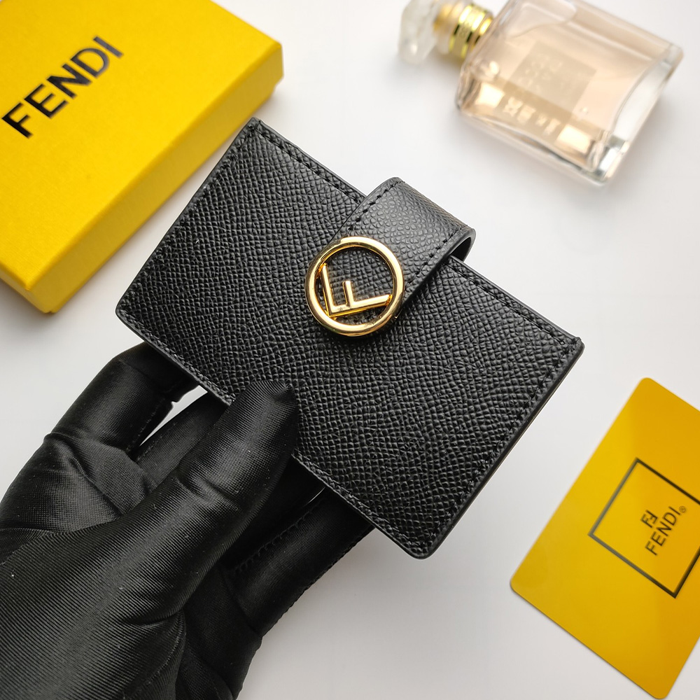 FENDI Calfskin Card Holder wallet