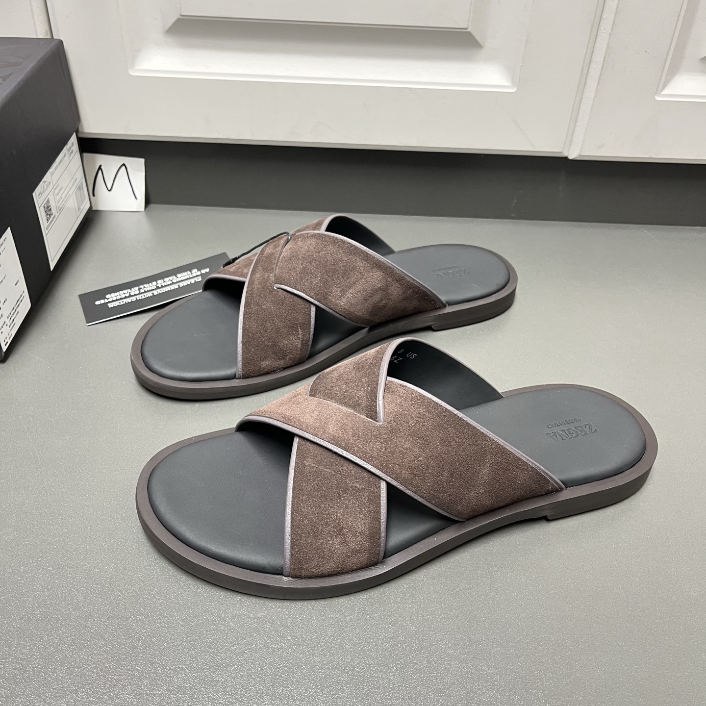 Zegna Men's Suede Mules