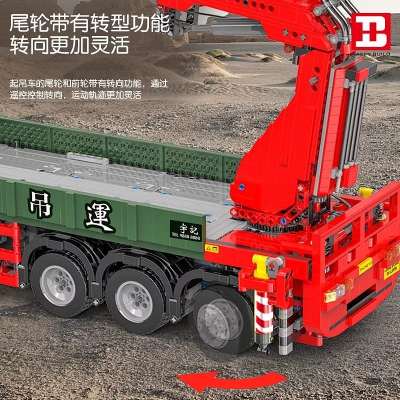 HAPPY BUILD GC008 - Scania Crane Lorry