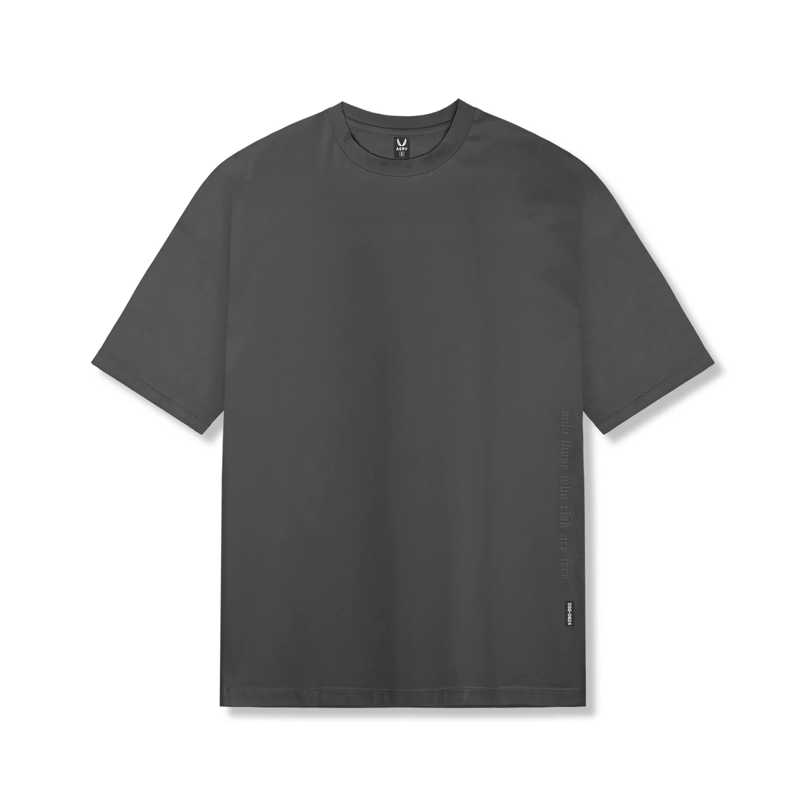 0824. Supima Oversized Tee - Space Grey