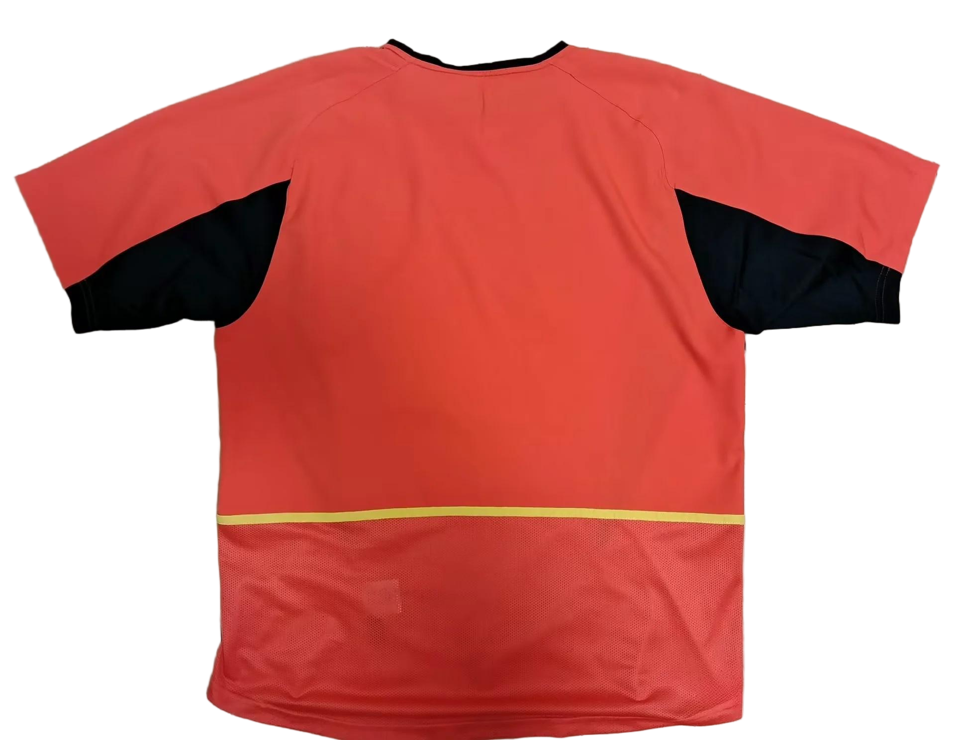 Retro 2002 Belgium Away Jersey red S-XXL