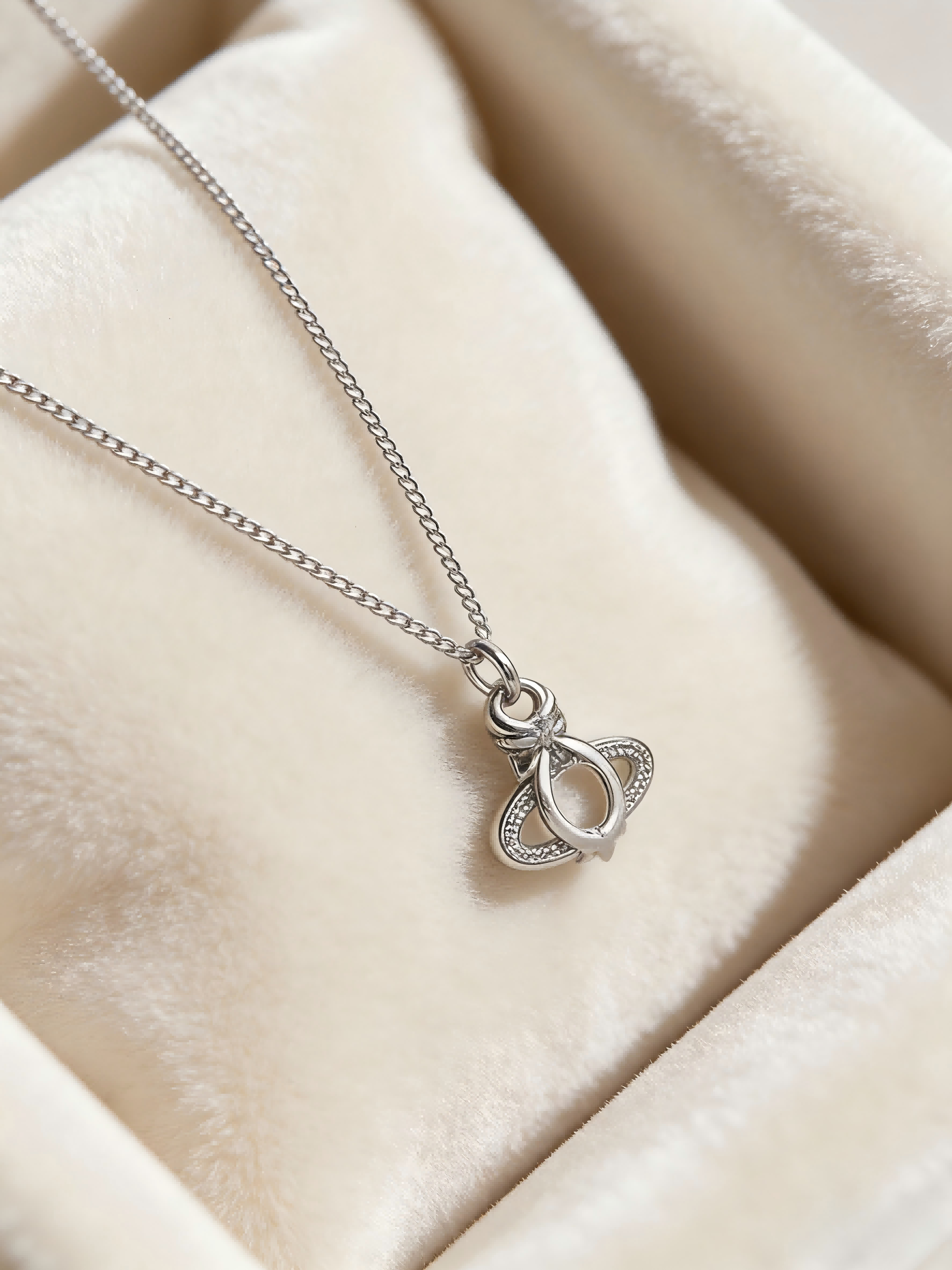 2026 New Silver-Tone Paved Crystal Orb Necklace, Dainty Saturn Design, Minimalist Luxury Jewelry for Daily Wear