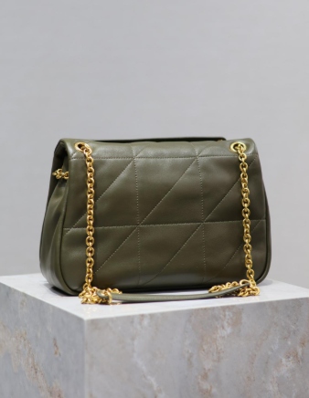 Saint Laurent YSL Green sheepskin crossbody bag