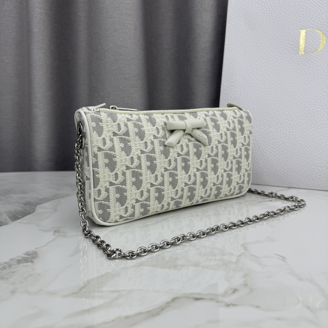 Dior Oblique Bow Chain Handbag