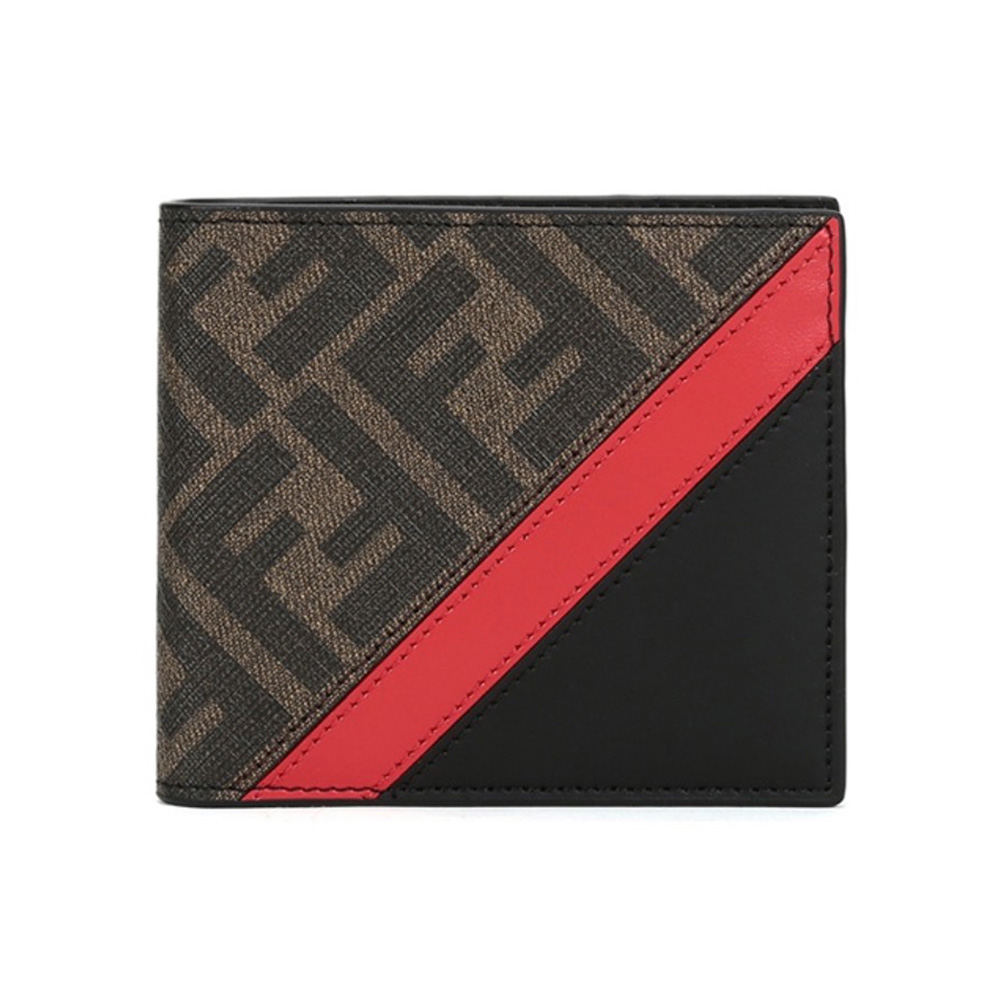 FENDI Contrast Color Design Wallte card holder