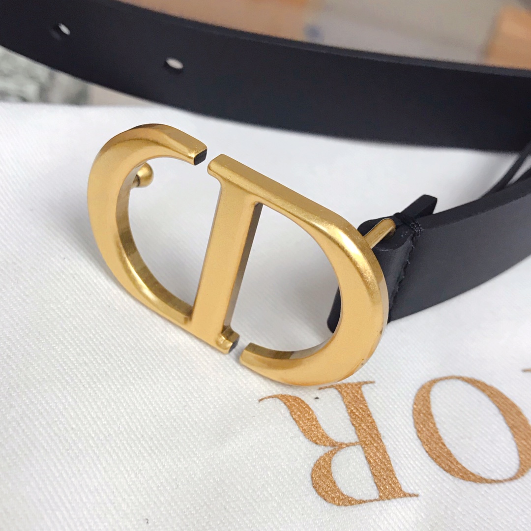 Dior CD buckle Classic Belt 2cm