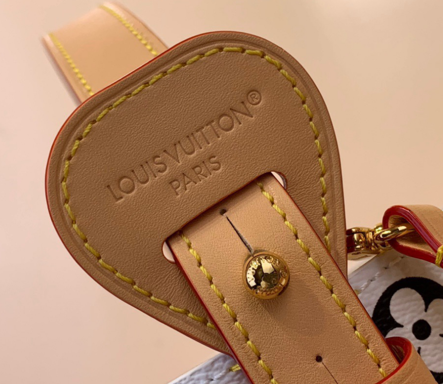 Louis Vuitton Coated canvas Murakami Takashi series leather crossbody bag