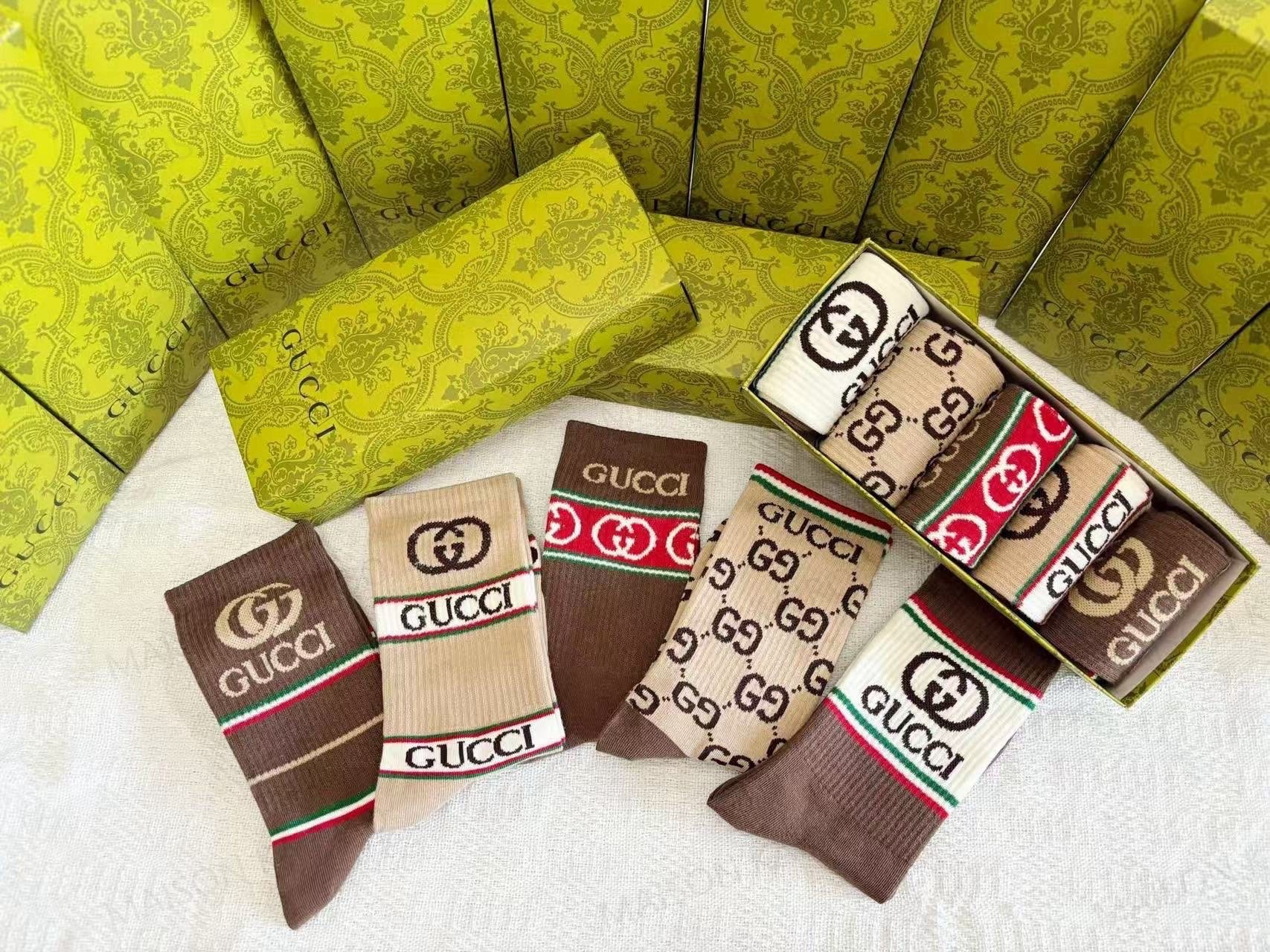 Gucci Socks 5-Pack - KAIROO