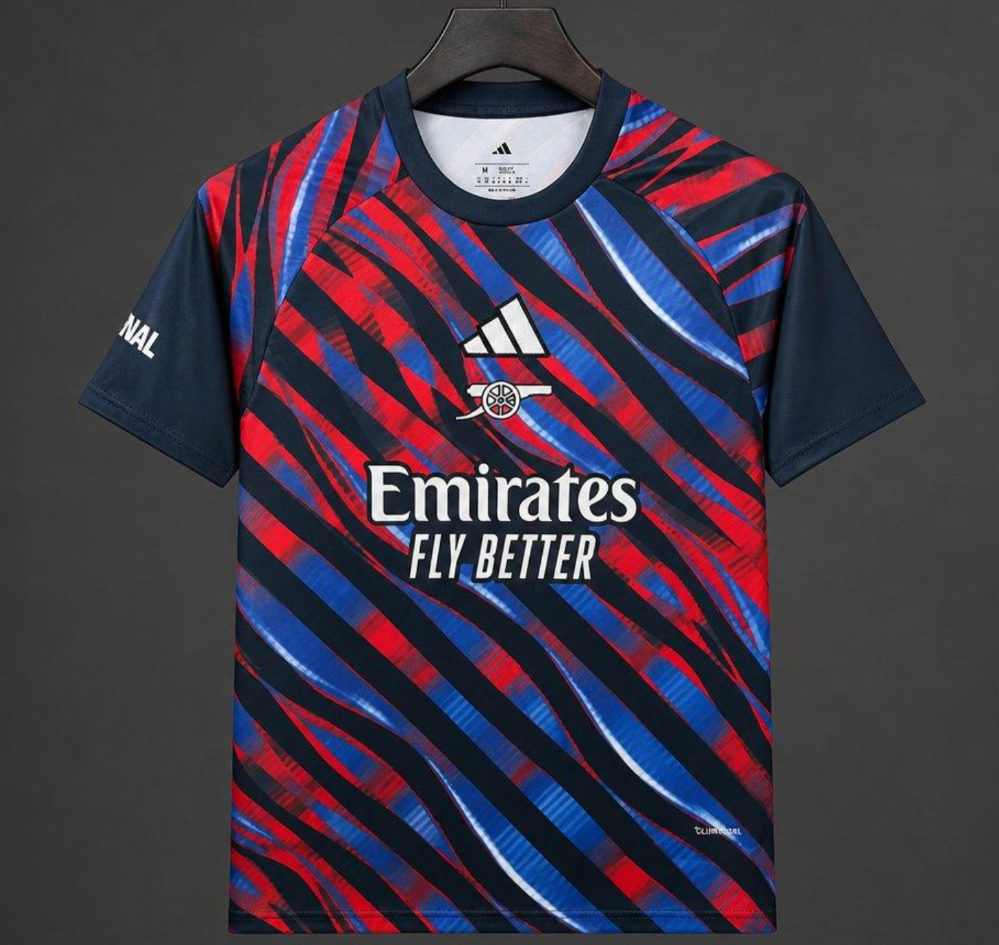 26/27 Arsenal Navy Blue Brushstroke Pattern Pre-match Jersey S-4XL