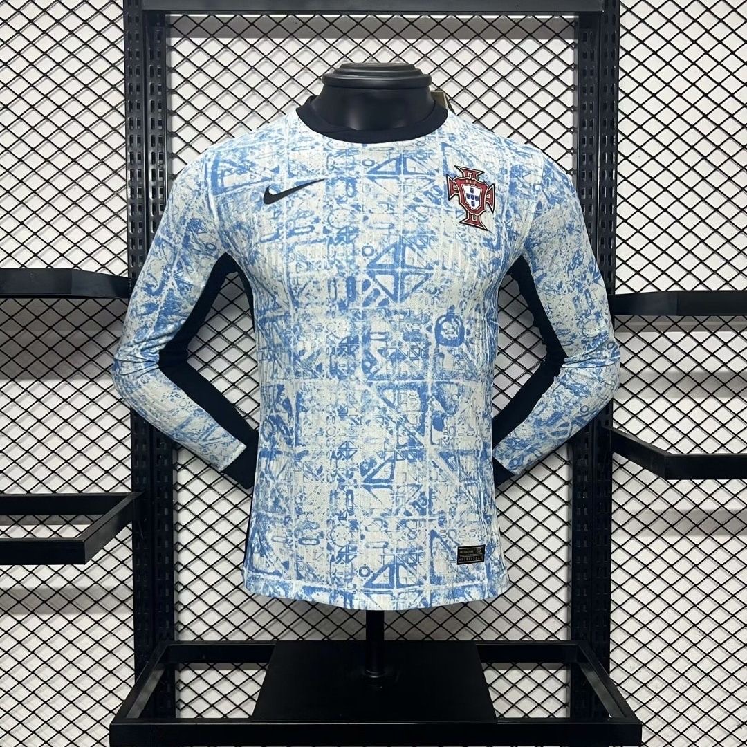 Player Version  Portugal 24/25 Away Long Sleeves Size: S-2XL