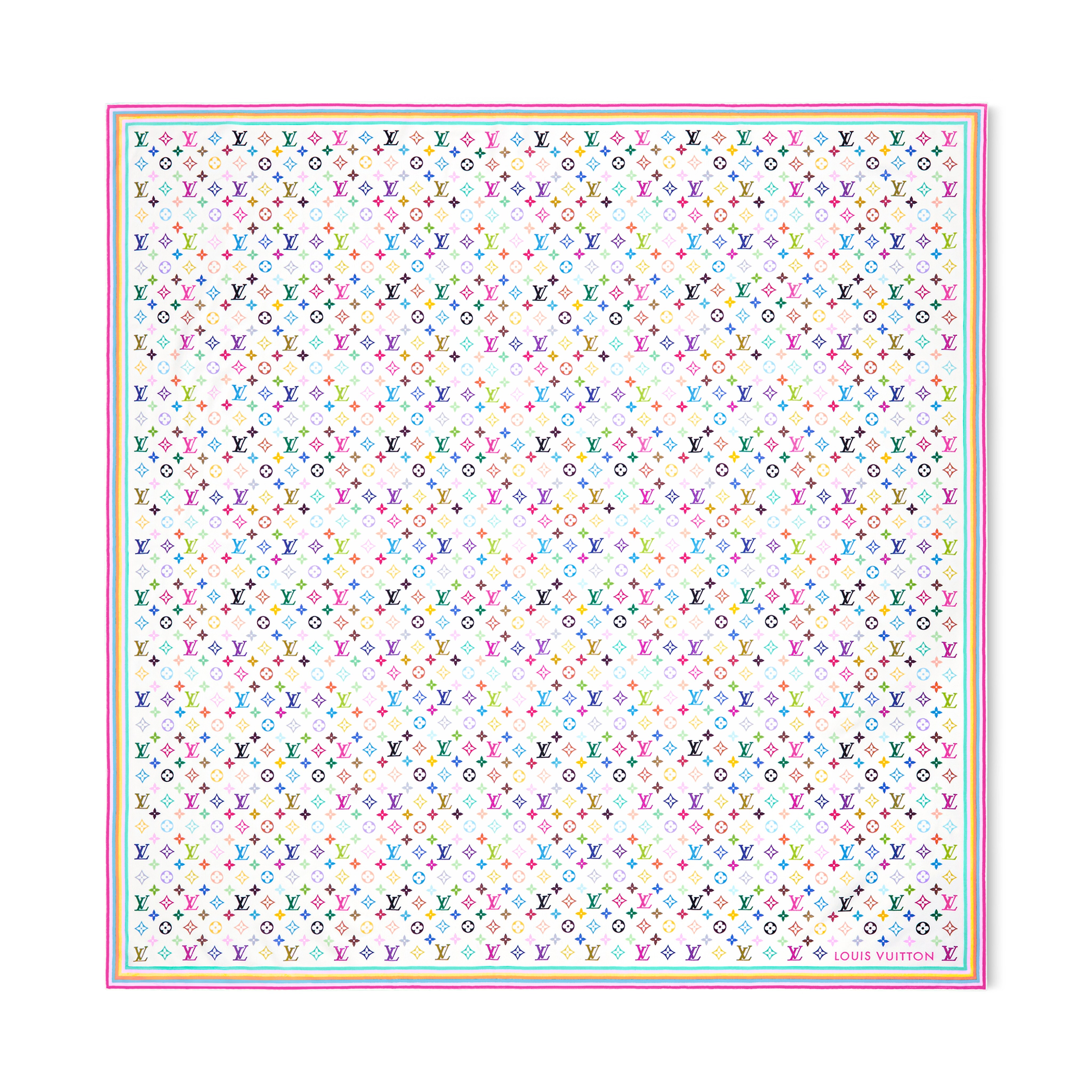 LV × TM ショール･モノグラム マルチカラー