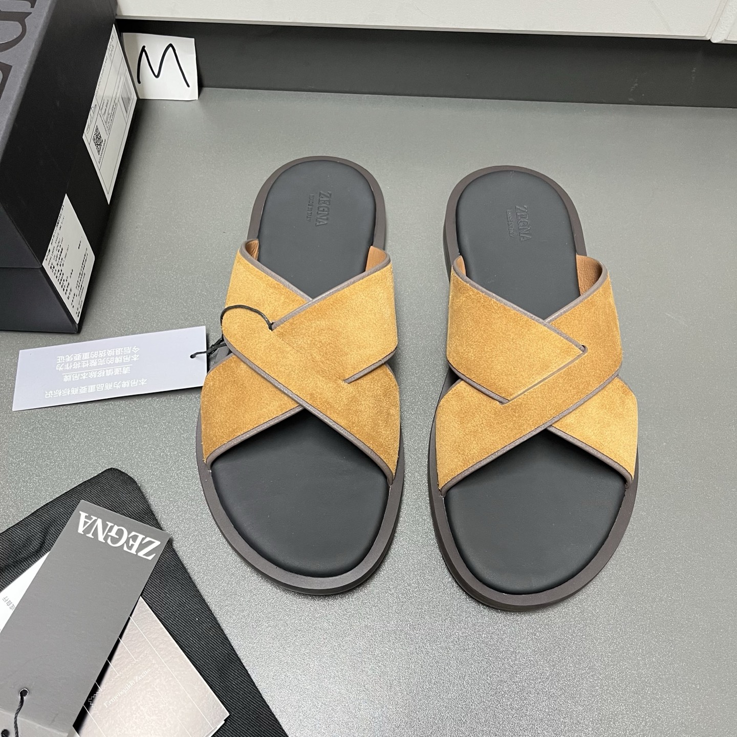 Zegna Men's Suede Mules
