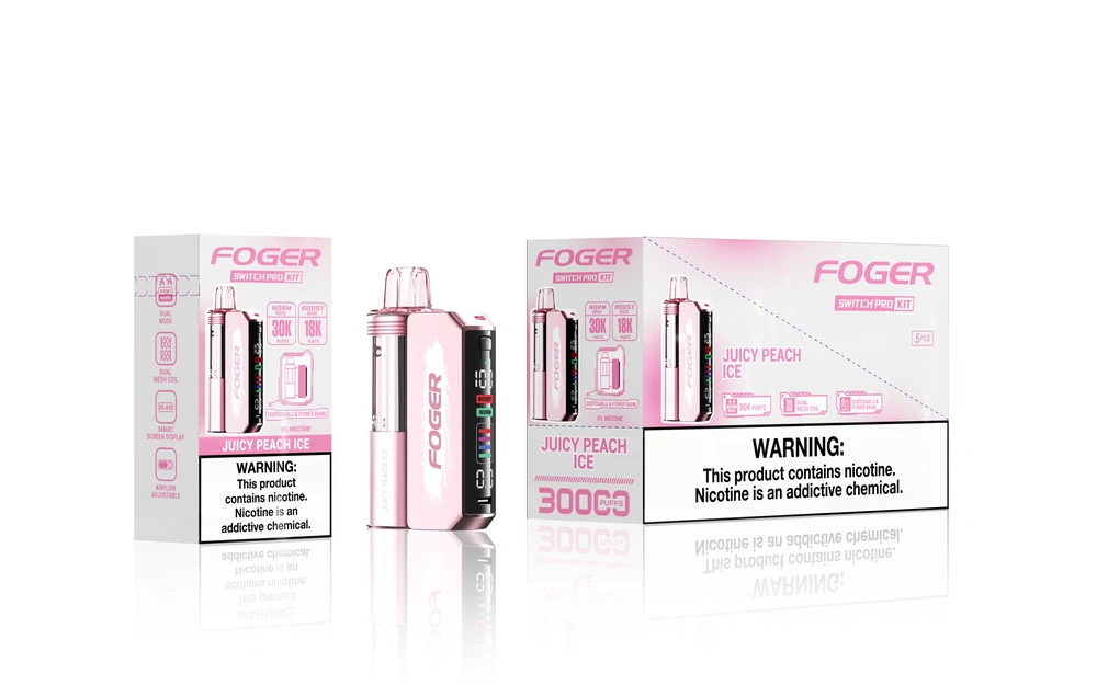 Foger Switch Pro 30000 Puffs Kit - Juicy Peach Ice - Vaba Vape-Shop