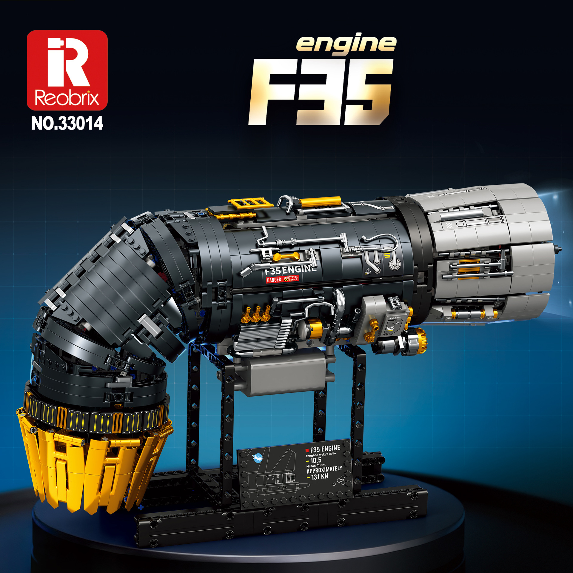 Reobrix 33014 - ENGINE F35 (With Motor)