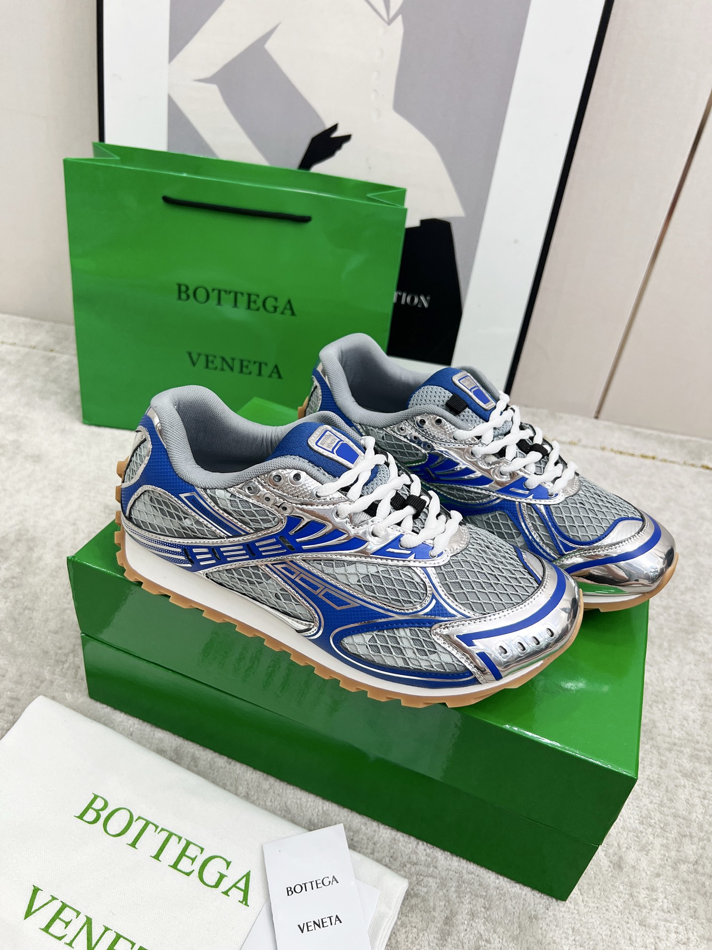 Bottega Orbit Women's Sneaker in Blue