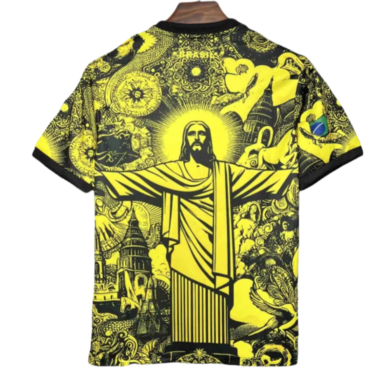 2024 Brazil Christ the Redeemer Special Kit Shirt Football