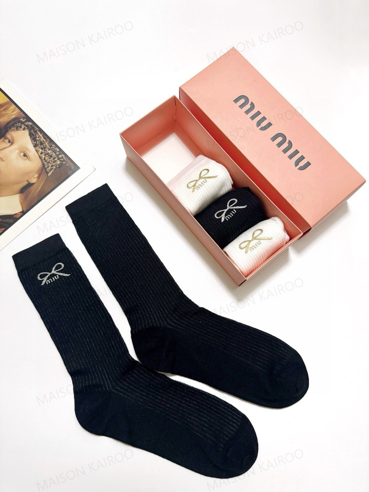 MIU MIU Socks 4-Pack - KAIROO