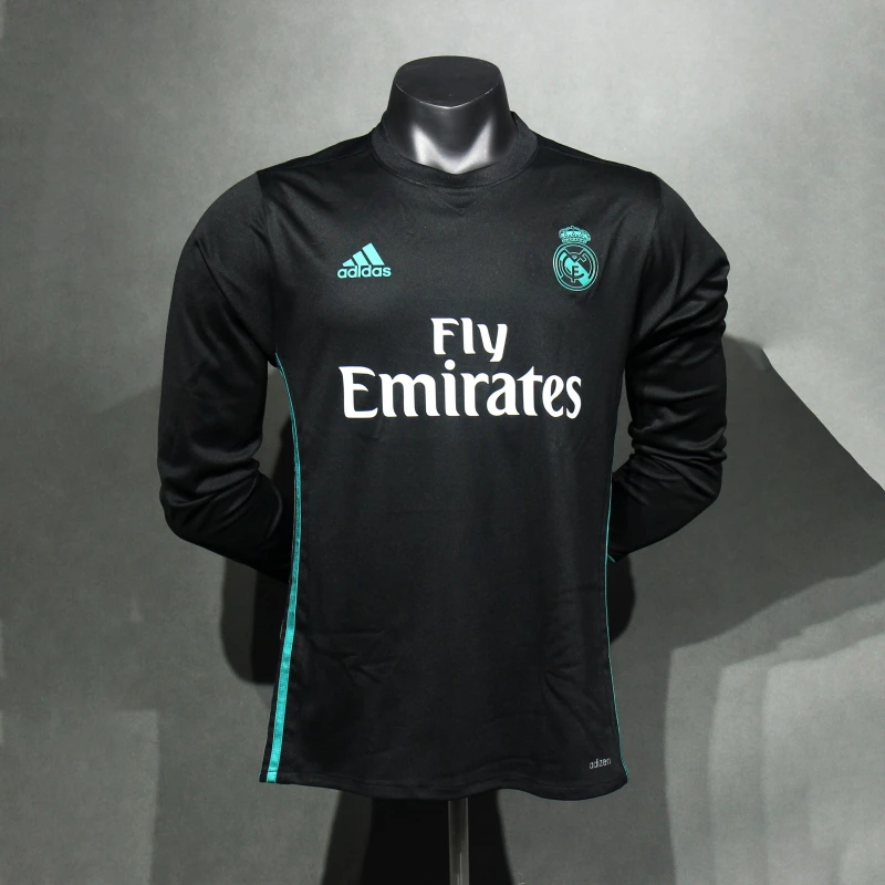 Retro 17-18 Real Madrid away Long sleeve Player version