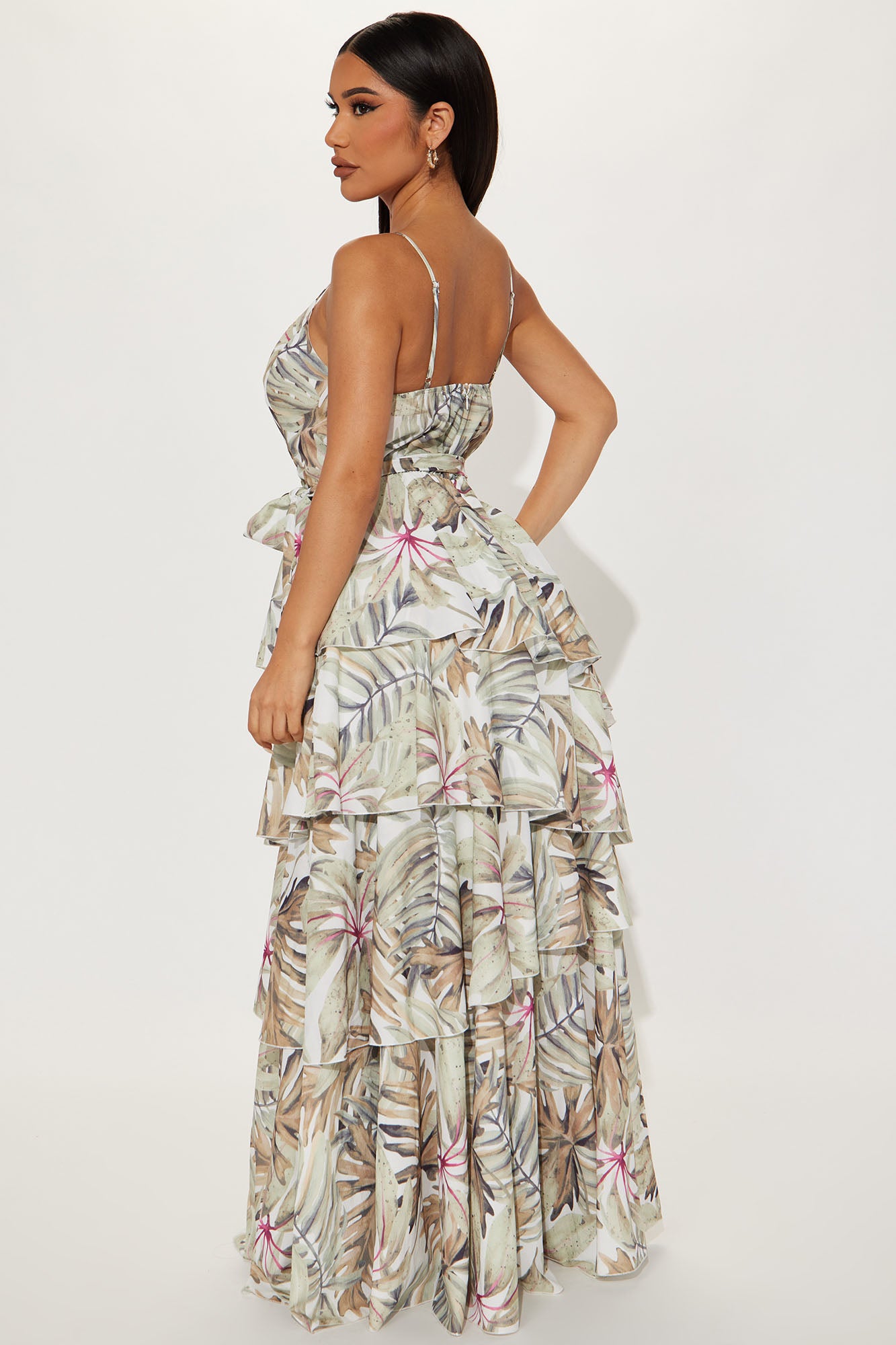 Oahu Maxi Dress - White/combo