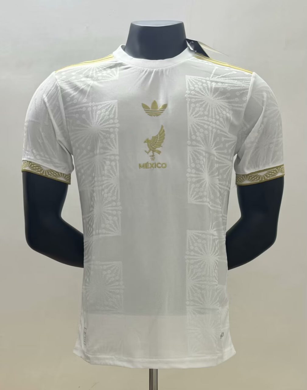 Mexico Gold Man Player Jersey 25/26 White