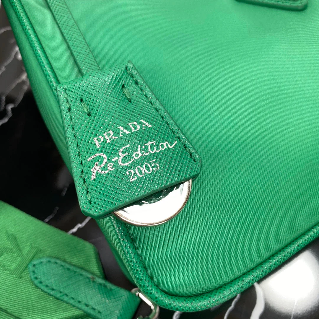 Prada HOBO 22 BAG IN COOL GREEN RE-NYLON
