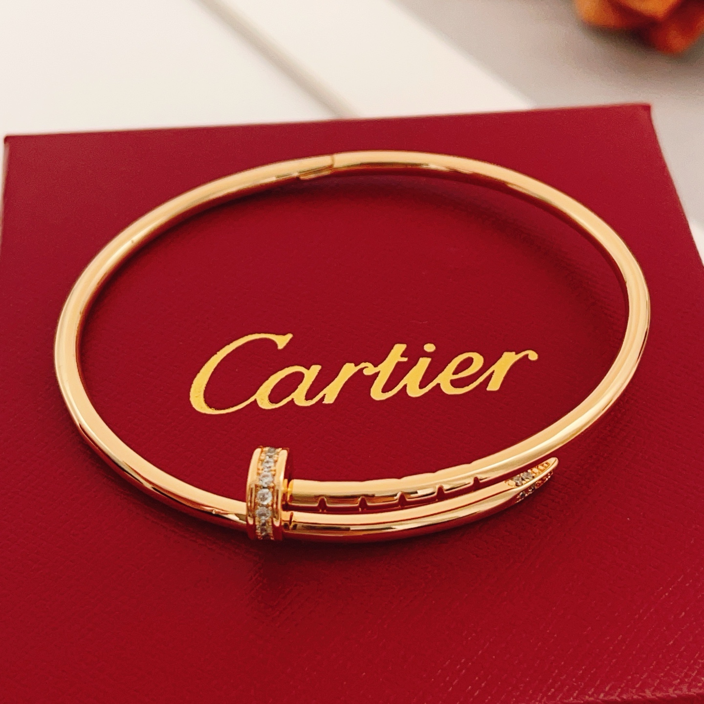 Cartier Fashion Designer Bracelet 17cm-Pink gold